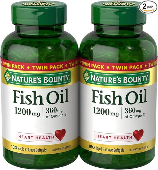 Nature’s Bounty Fish Oil 1200 mg, 3 EPA 360 Rapid