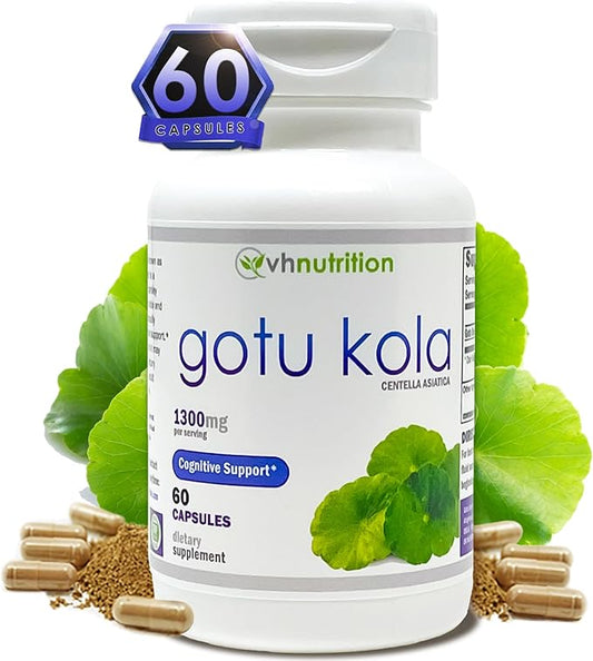 VH Nutrition GOTU KOLA 1300mg Centella 60 Capsules