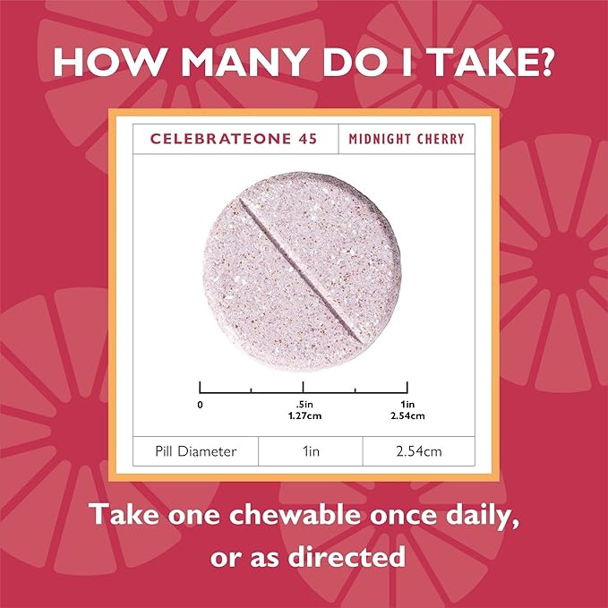 Celebrate Vitamins CelebrateONE 45 Chewables, 45mg Iron (90 Tablets)