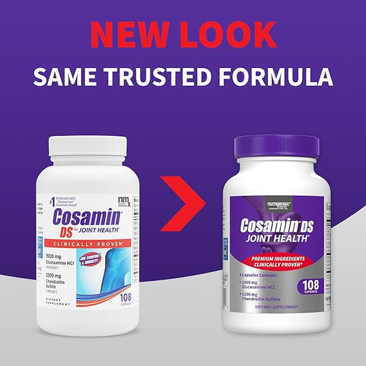 Cosamin DS For Joint Health Comfort & Mobility, 108 Capsules