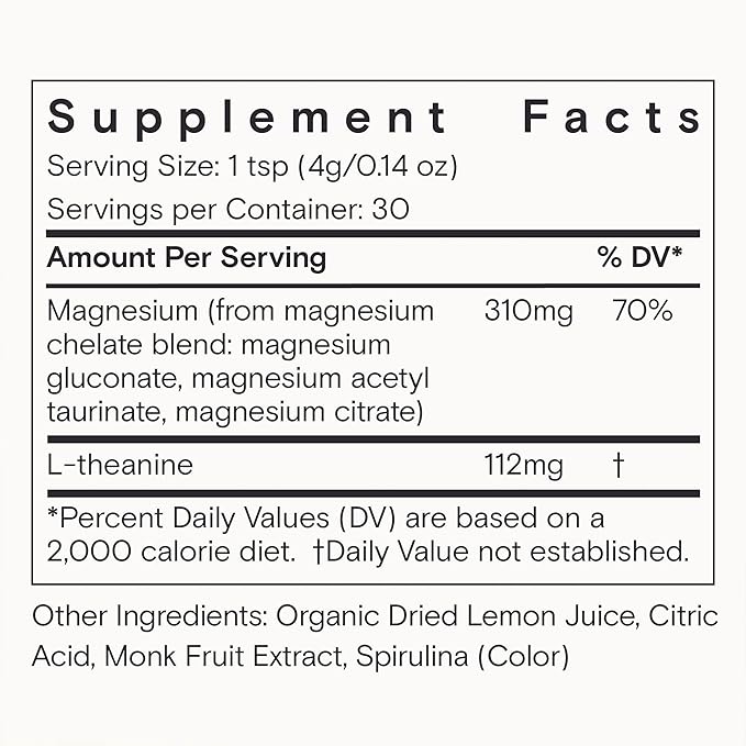 Magnesi-Om Supplement for Calm, Relaxation & (4.2oz)