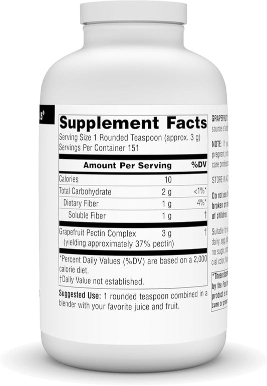 Source Naturals Grapefruit Pectin, Soluble Fiber 16 oz