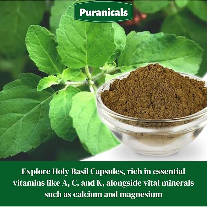 Holy Basil Premium 320 Capsules Non 600 mg 100% Pure