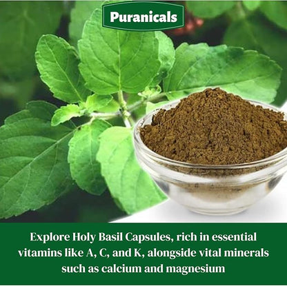 Holy Basil Premium 320 Capsules Non 600 mg 100% Pure