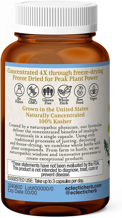 ECLECTIC INSTITUTE Raw Fresh Freeze-Dried Liver Support 45 CT (400 mg)