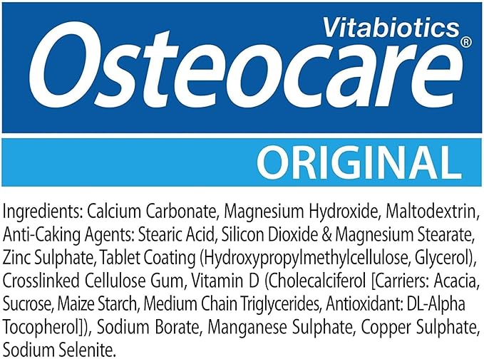 Vitabiotics Osteocare Calcium 800mg with Vitamin D3, Magnesium, 90 Tablets