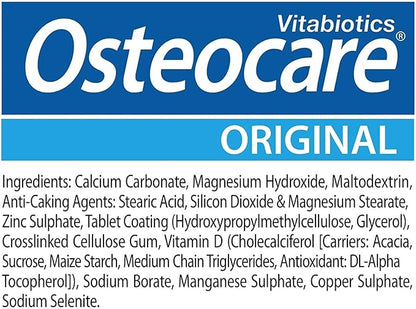 Vitabiotics Osteocare Calcium 800mg with Vitamin D3, Magnesium, 90 Tablets