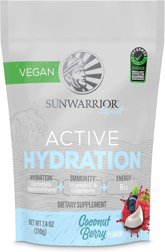 Sunwarrior Vegan Hydration Blend Electrolyes Supplement 30 Servings