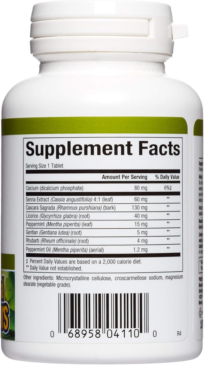 HerbalFactors by Natural Factors, Ultra-Lax Herbal 90 tablets (90 servings)