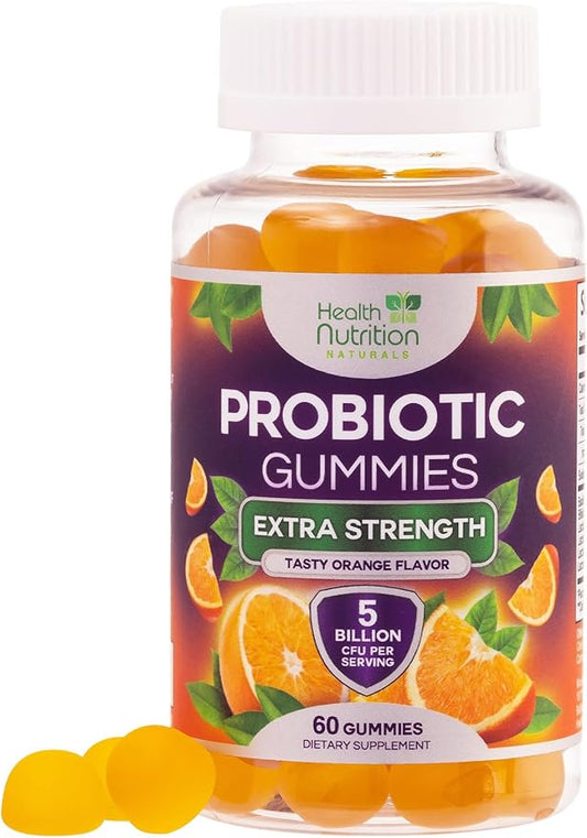 Daily Probiotic Gummies for Women & 5 Billion 60 Gummies