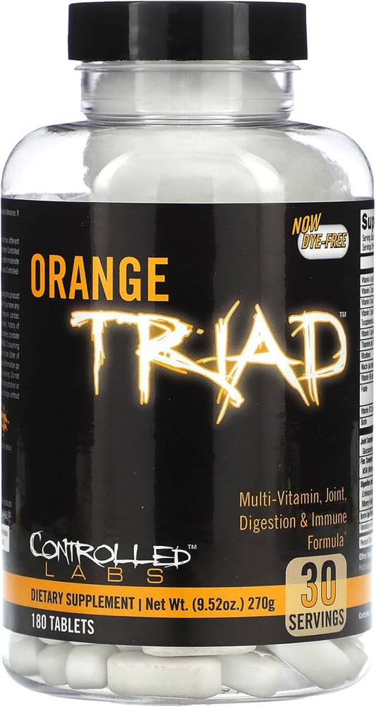 CONTROLLED LABS Orange Triad Daily Multivitamin, 30 serv