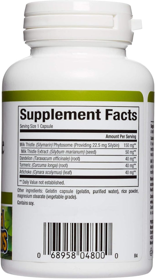HerbalFactors by Natural Factors, Milk Thistle 90 capsules (90 servings)