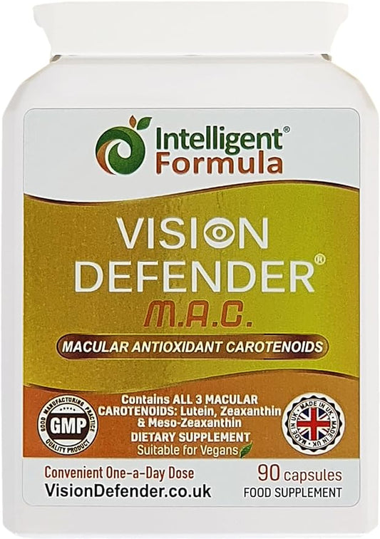 Vision Defender Lutein, Zeaxanthin & Meso-Zeaxanthin (90 capsules/One-A-Day)
