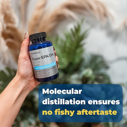 High-Potency, Super EPA/DHA Fish Oil 750mg Omega-3 Fatty