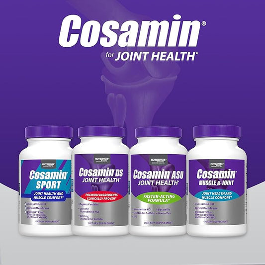 Cosamin DS, #1 Researched Glucosamine & Chondroitin Joint Health Supplement, 150 'Easy-To-Swallow' Caplets