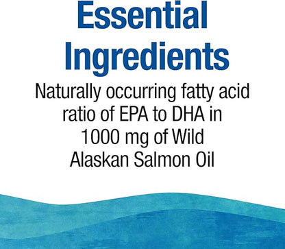 NATURAL FACTORS Wild Alask Salmon Oil, 90 CT