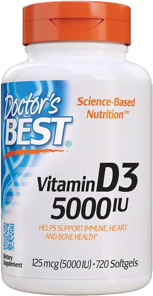 Doctor'S Best Vitamin D3, Capsule 5, 000 Iu 720 Count 1)