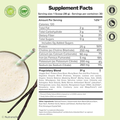 Plant Based Protein Shake Powder 30 Servings