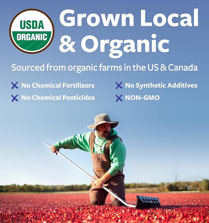 USDA Cranberry Powder Organic Certified (200 Servings)