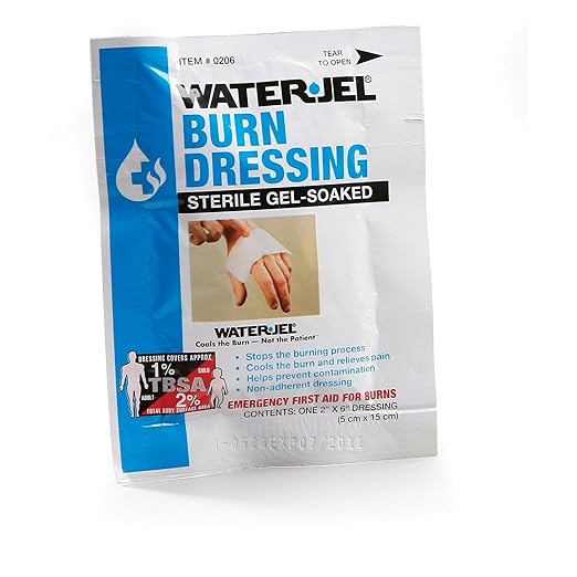 Water-Jel 53380M Sterile Burn Dressings, 2" 6"