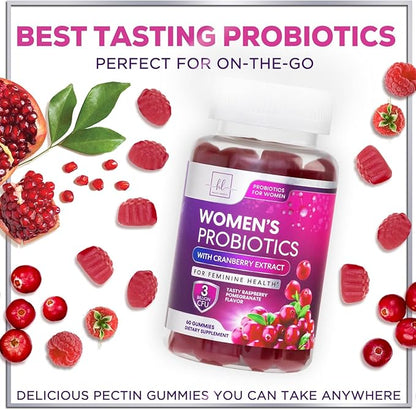 Women's Probiotic - Probiotics for Women 3 Billion 60 Gummies