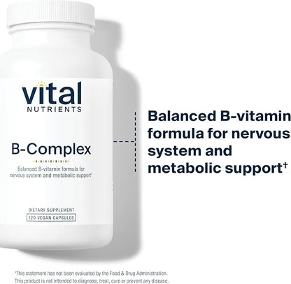 Vital Nutrients Vitamin B-Complex 120 Capsules