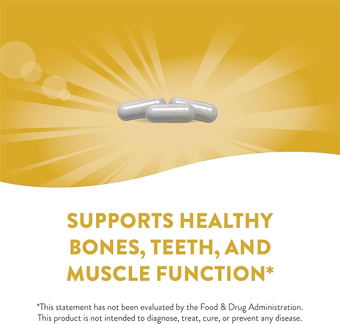 Nature’s Way Calcium-Magnesium-Vitamin D3 250 Capsules