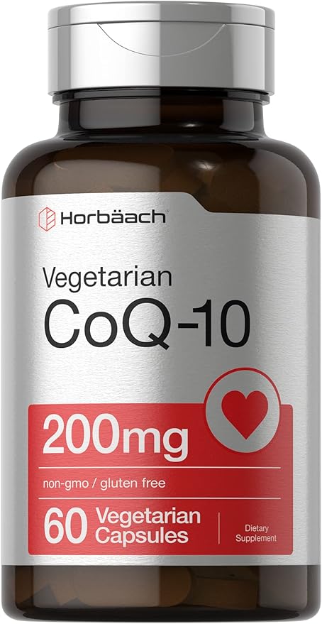 Horbäach CoQ10 Capsules 200mg | 60 Count