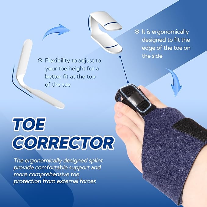 Toe Splint for Broken Toe, Toe