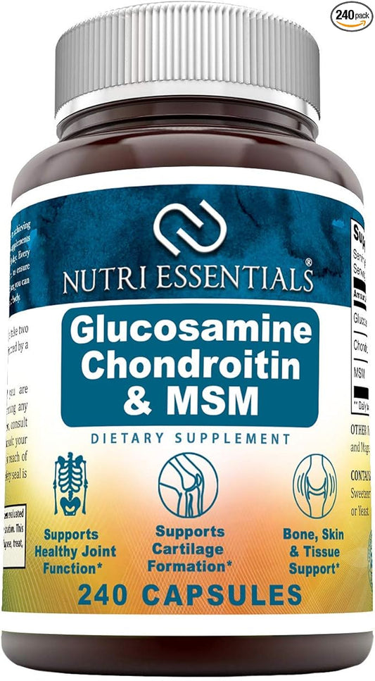 Glucosamine Chondroitin MSM 240 Capsules- Supports (240 Capsules)