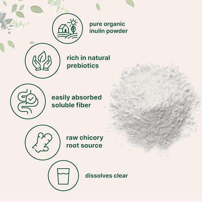 Micro Ingredients Organic Chicory Root Inulin 2 Pounds