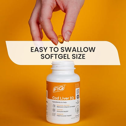 FIQ - Cod Liver IQ: Cod 3 Fatty 100 Capsules