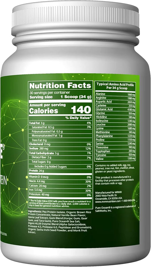 MRM Nutrition Veggie Elite Performance Protein 30 Servings