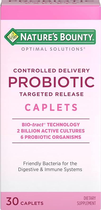Nature's Bounty Probiotic, Controlled Delivery Dietary 30 Caplets