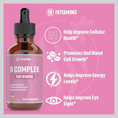 B Complex Vitamins for Women B12 Complex 1 fl
