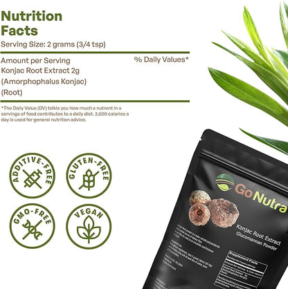 Konjac Root Extract Powder. Glucomannan Powder, 2.2lb 1kg 1kg