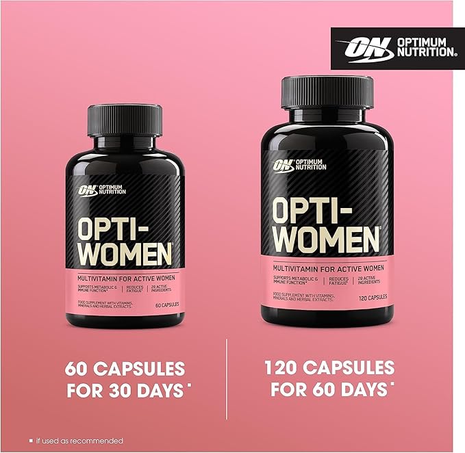 Optimum Nutrition Opti-Women Daily Multivitamin 30 Day 60 Count,