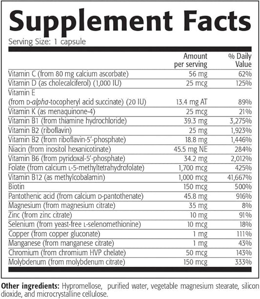 NEW ROOTS HERBAL – Multi (60 Veg Caps)|Vitamins C D E B1 B2 B6 B12, Biotin, Niacin, Zinc | Optimal Health & Energy| Healthy Skin| Supports Immunity