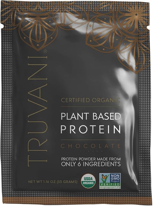 Truvani Vegan Pea Protein Powder 20g Organic 1 Serving