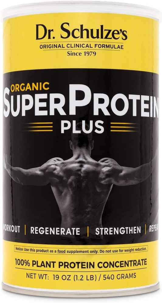 Dr. Schulze's | SuperProtein Plus | 100% Plant B-12 & 19 Oz.