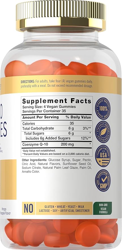 Carlyle CoQ10 Gummies 200 mg 140 Count