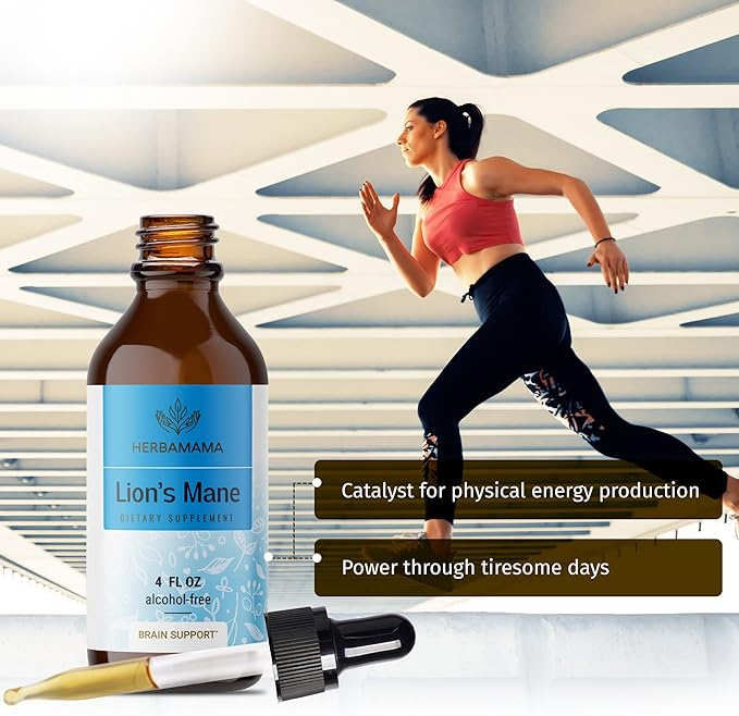 HERBAMAMA Lions Mane Liquid Extract 4 fl.