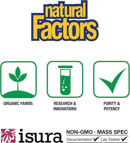 Natural Factors, High Potency Multi Enzyme 120 Capsules