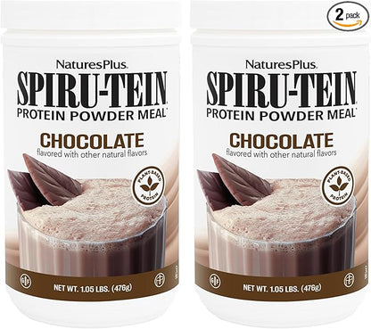 Natures Plus SPIRU-TEIN, Chocolate 1.05 lbs, 2 - 34 Total