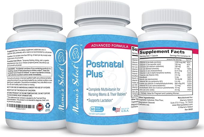 Mama's Select Postnatal Plus Multivitamin 60 Gentle