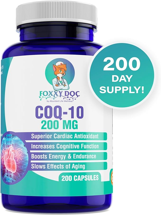 CoQ10 - Co-Enzyme Q10-200 mg - 200 Caps