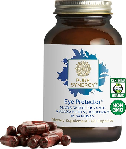 PURE SYNERGY Eye Protector 100% Natural, (60 Capsules)