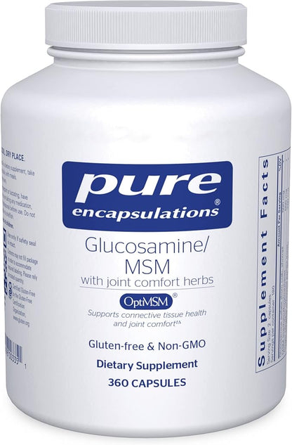Pure Encapsulations Glucosamine MSM 360 Capsules