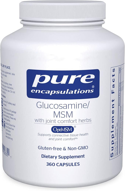 Pure Encapsulations Glucosamine MSM 360 Capsules