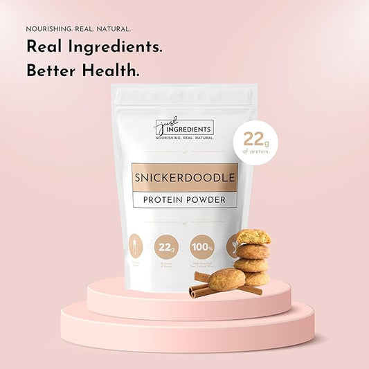 Just Ingredients Protein Powder 100% Grass 15 Serving 22g protein